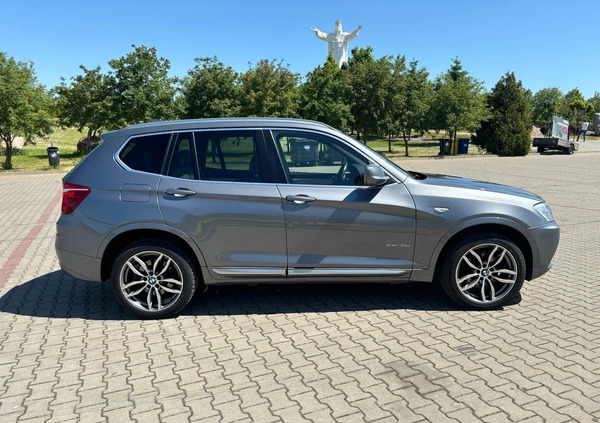 BMW X3 cena 72900 przebieg: 171100, rok produkcji 2013 z Świebodzin małe 106